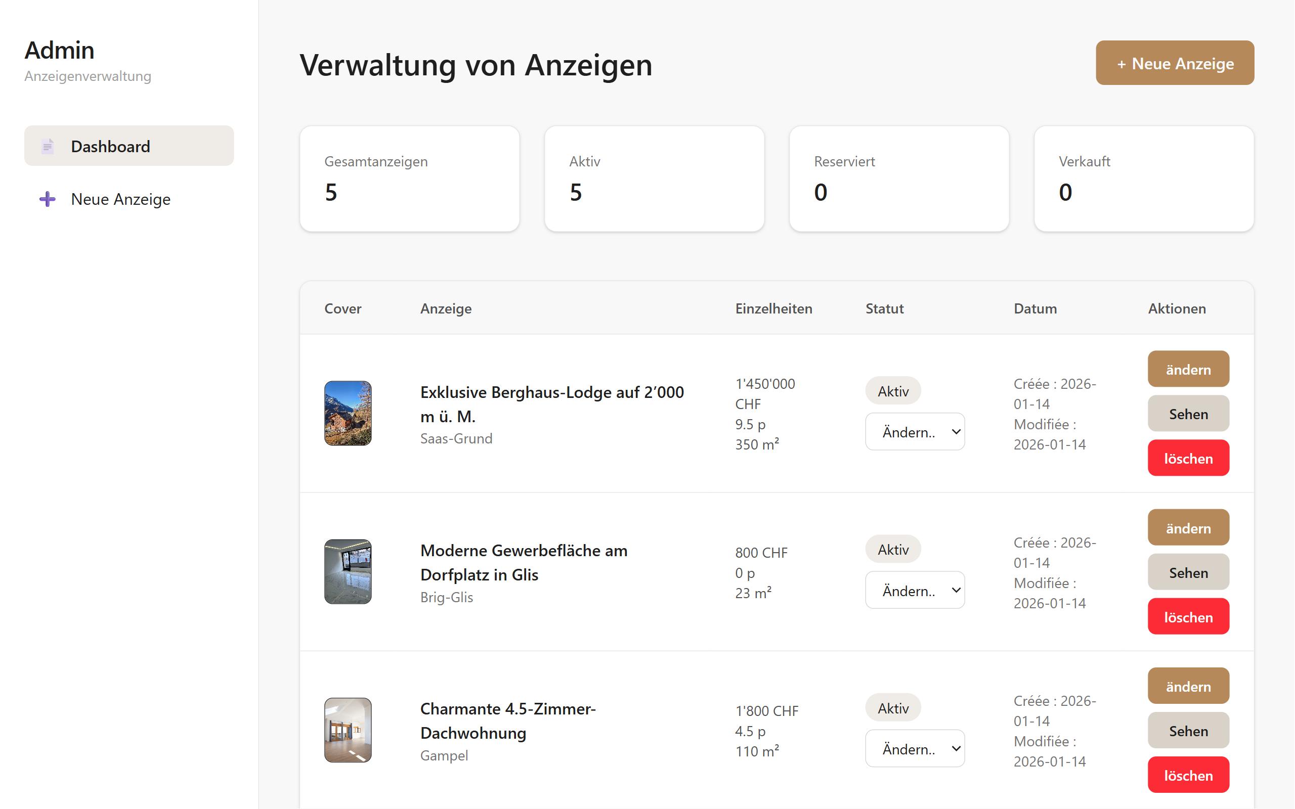 Sarimmo — back-office immobilier sur mesure, gestion d'annonces multilingue